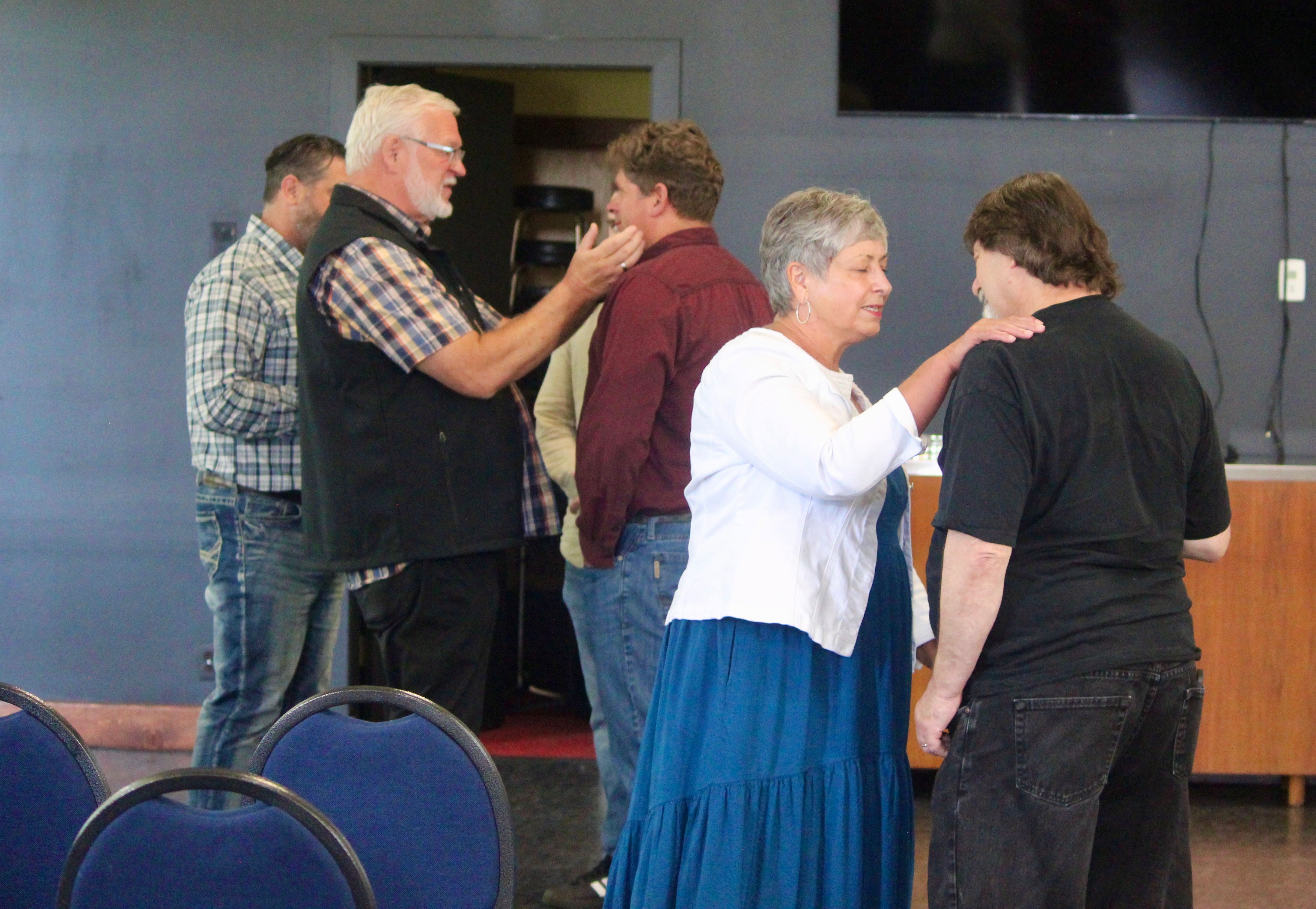 Ministry time at Warburg Revival Center